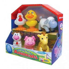 Развивающая игрушка - Домашние животные (Kiddieland, KID 041244veg)